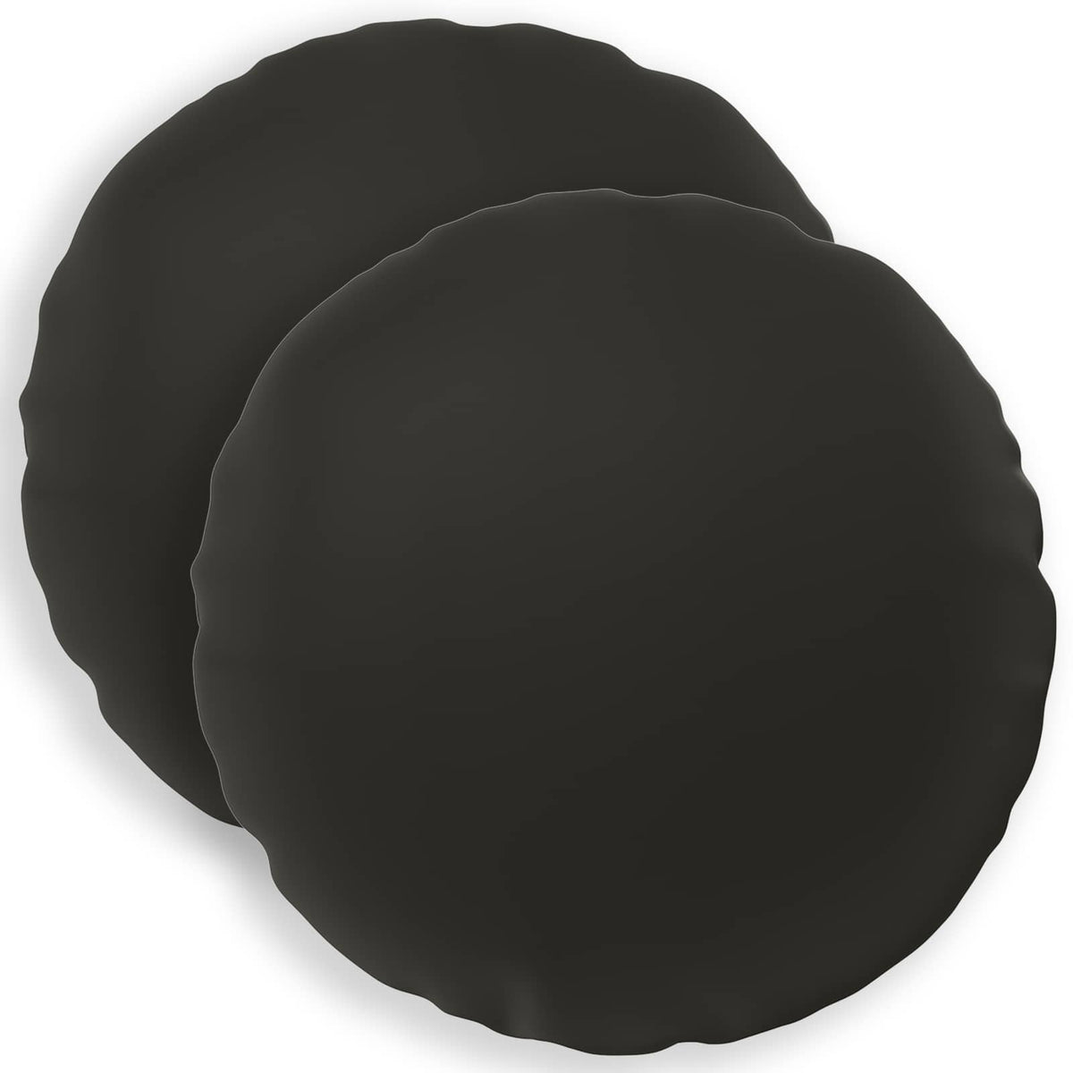 Cushion with Pillow HEERLEN 2 pcs Black Polyester