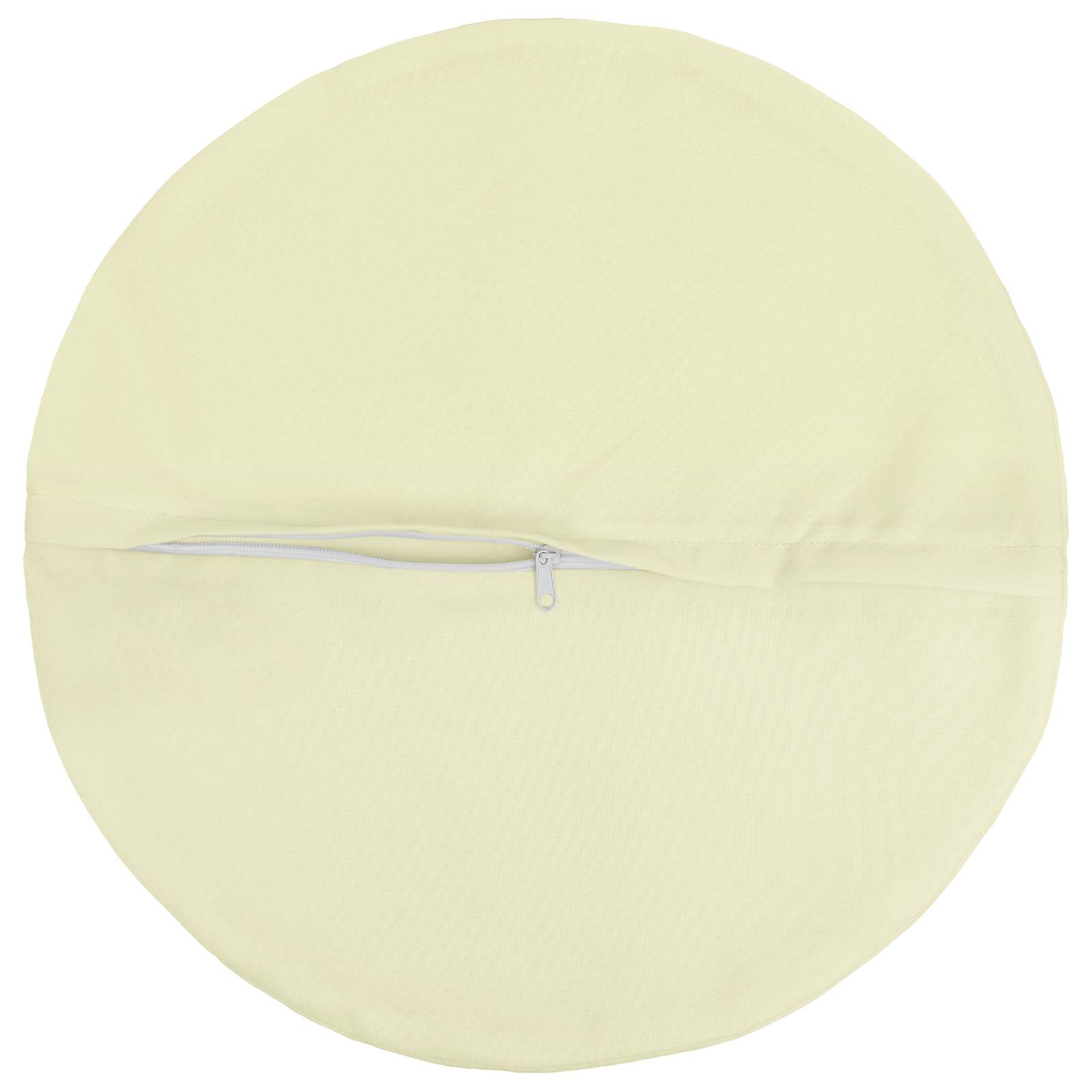 Cushion with Pillow HEERLEN 2 pcs Cream Polyester