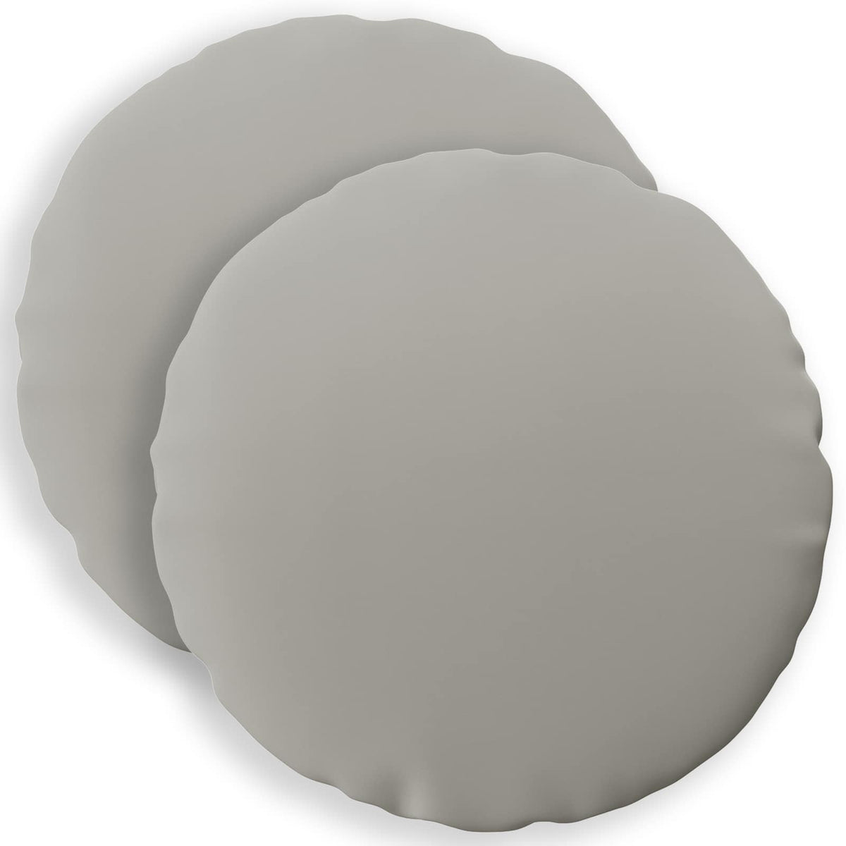 Cushion with Pillow HEERLEN 2 pcs Grey Polyester