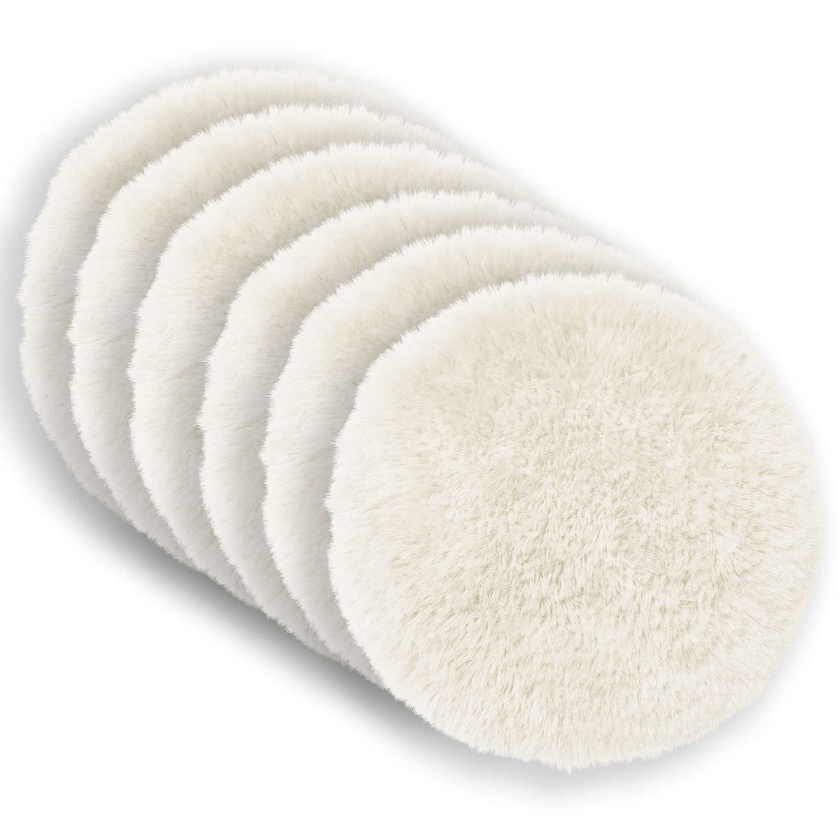 Cushion with Pillow HEERLEN 2 pcs White PV Fleece