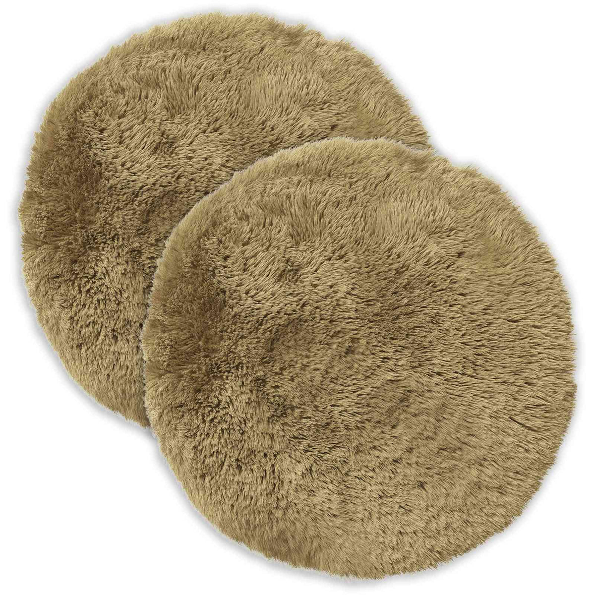 Cushion with Pillow HEERLEN 6 pcs Light Grey PV Fleece