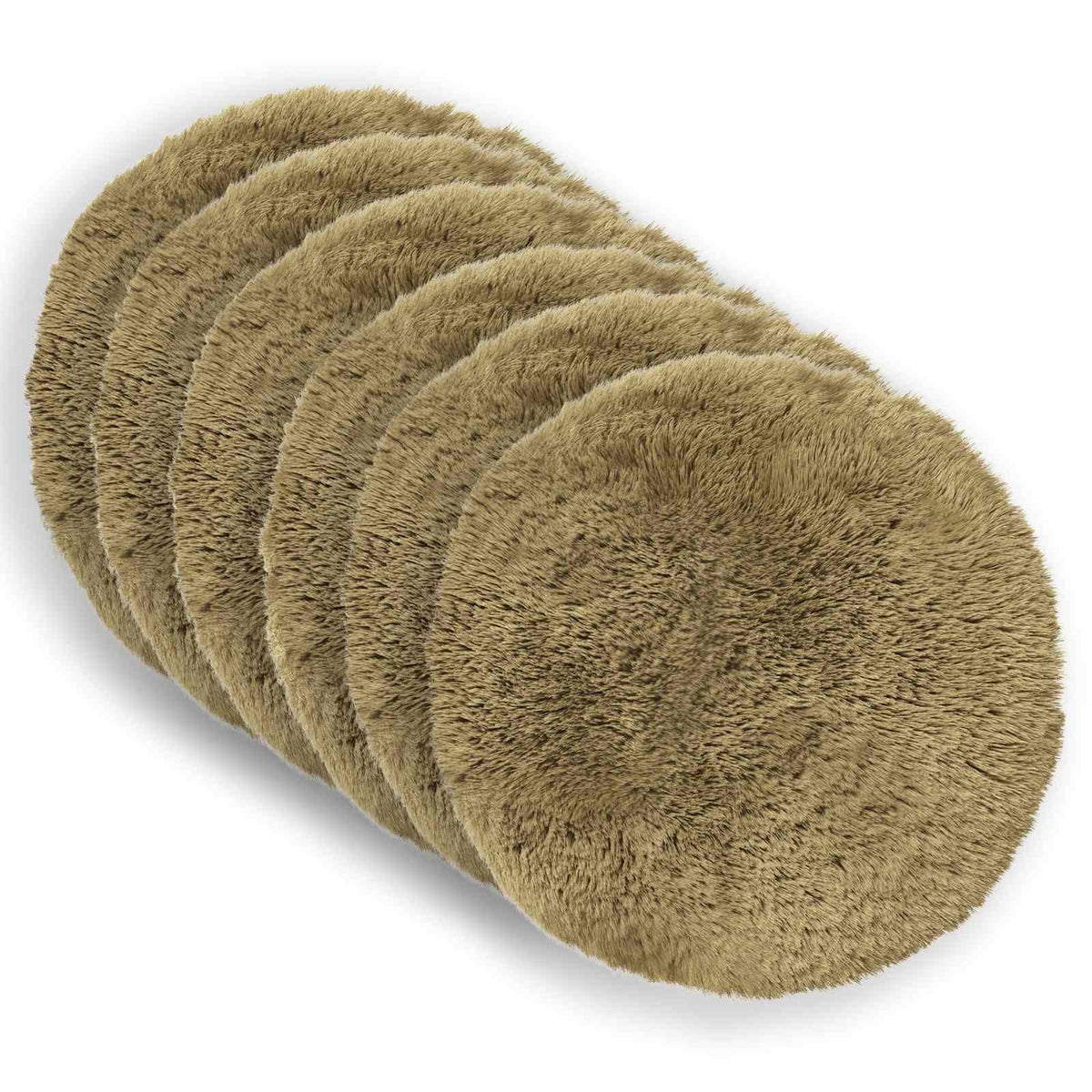 Cushion with Pillow HEERLEN 2 pcs Light Grey PV Fleece