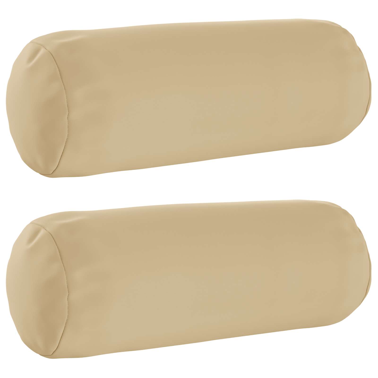 Cushion with Pillow HEERLEN 2 pcs Beige Polyester