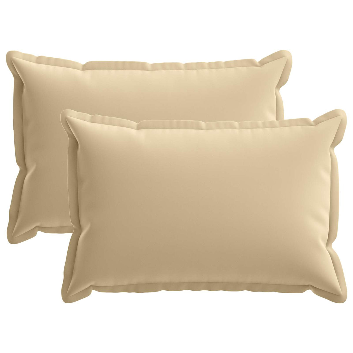 Cushion with Pillow HOUTEN 2 pcs Beige Polyester
