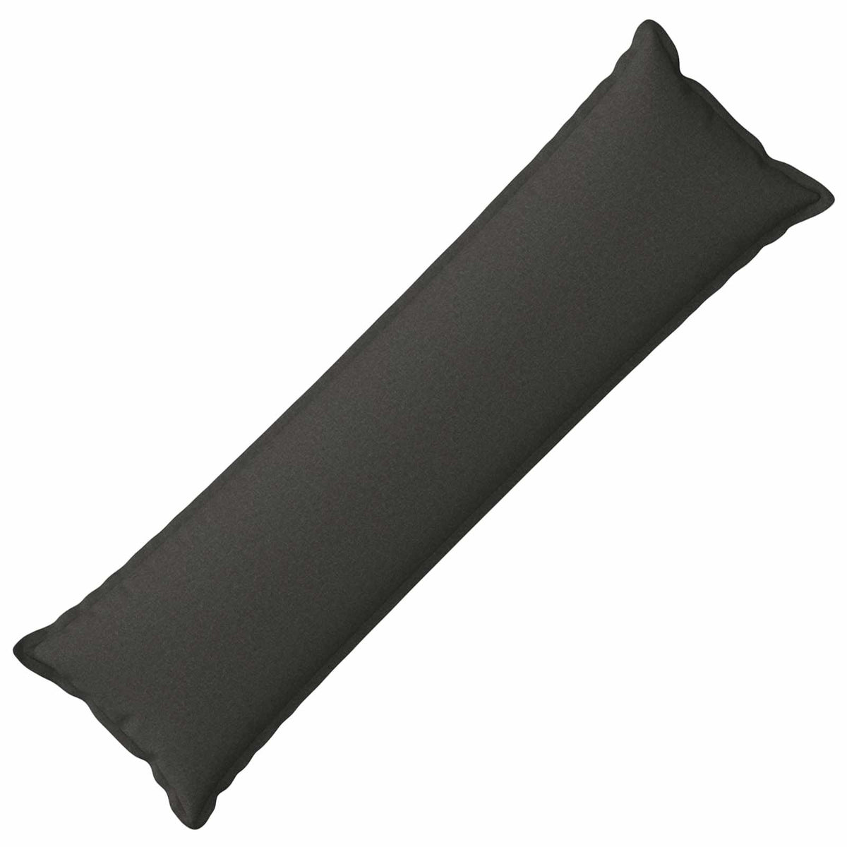 Cushion with Pillow HOUTEN Dark Grey 40 x 145 cm Faux Linen