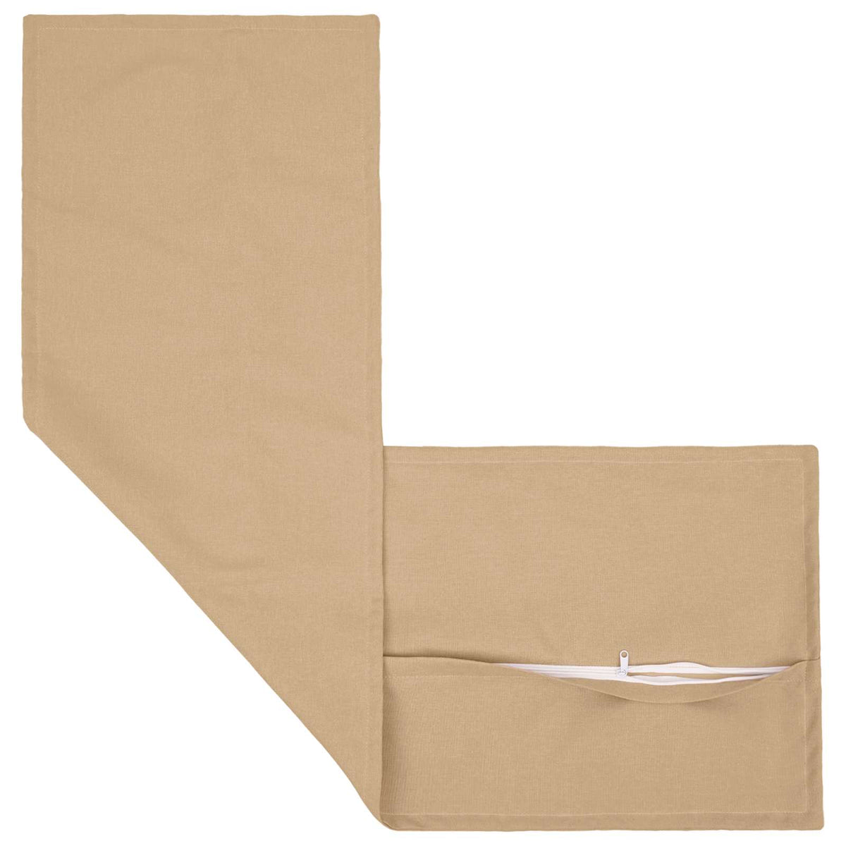 Cushion with Pillow HOUTEN 2 pcs Cream Faux Linen