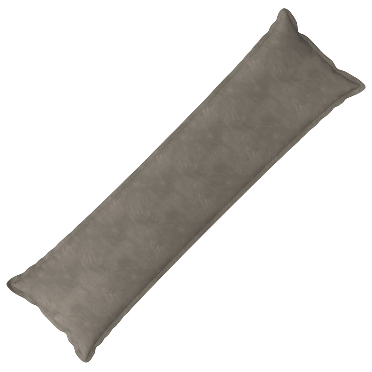 Cushion with Pillow HOUTEN Light Grey 40 x 145 cm Velvet