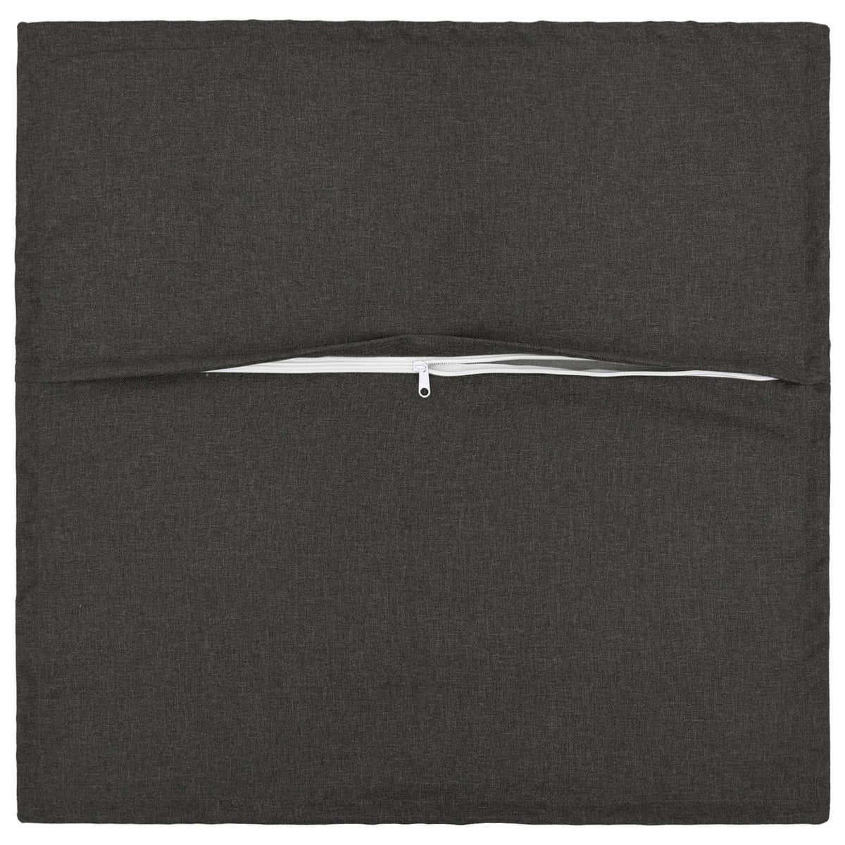 Cushion with Pillow HOUTEN 12 pcs Dark Grey Faux Linen