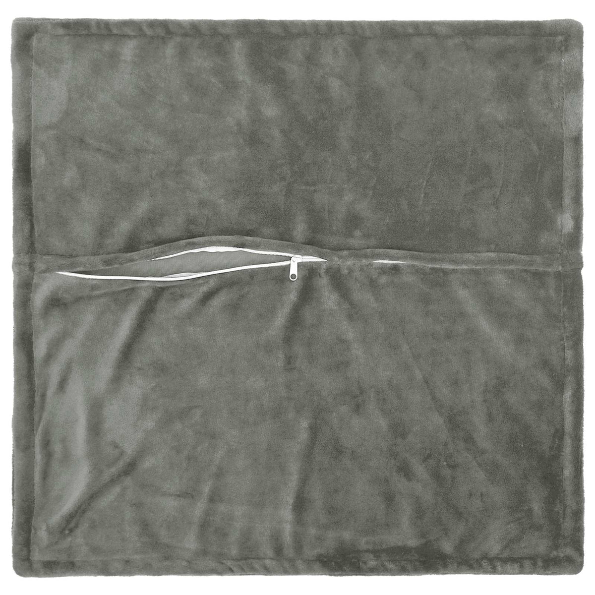 Throw Pillow 6 pcs HOUTEN Dark Grey 45 x 45 cm Flannel