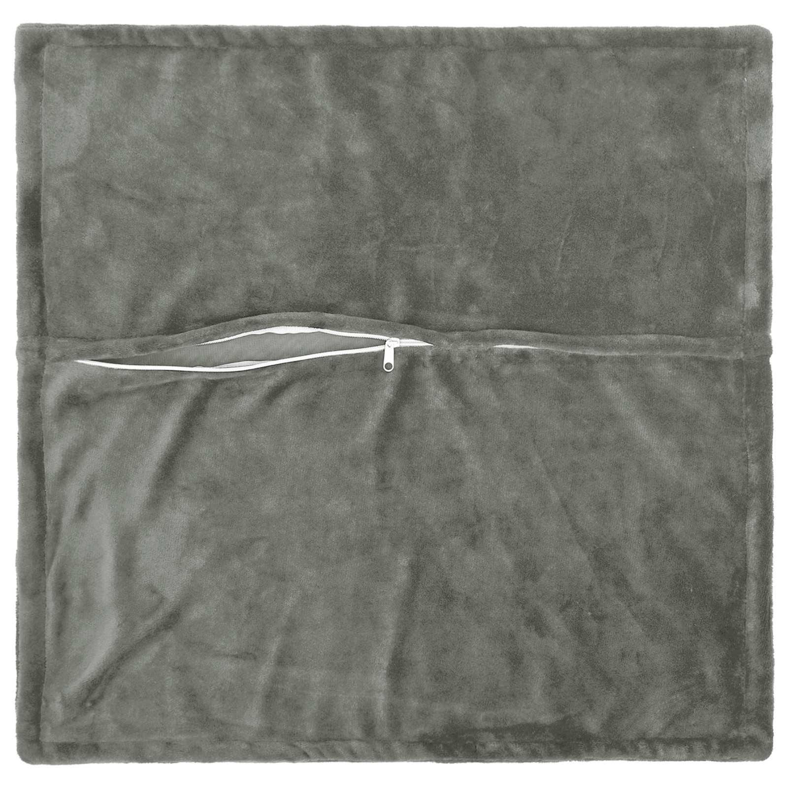 Throw Pillow 6 pcs HOUTEN Dark Grey 45 x 45 cm Flannel