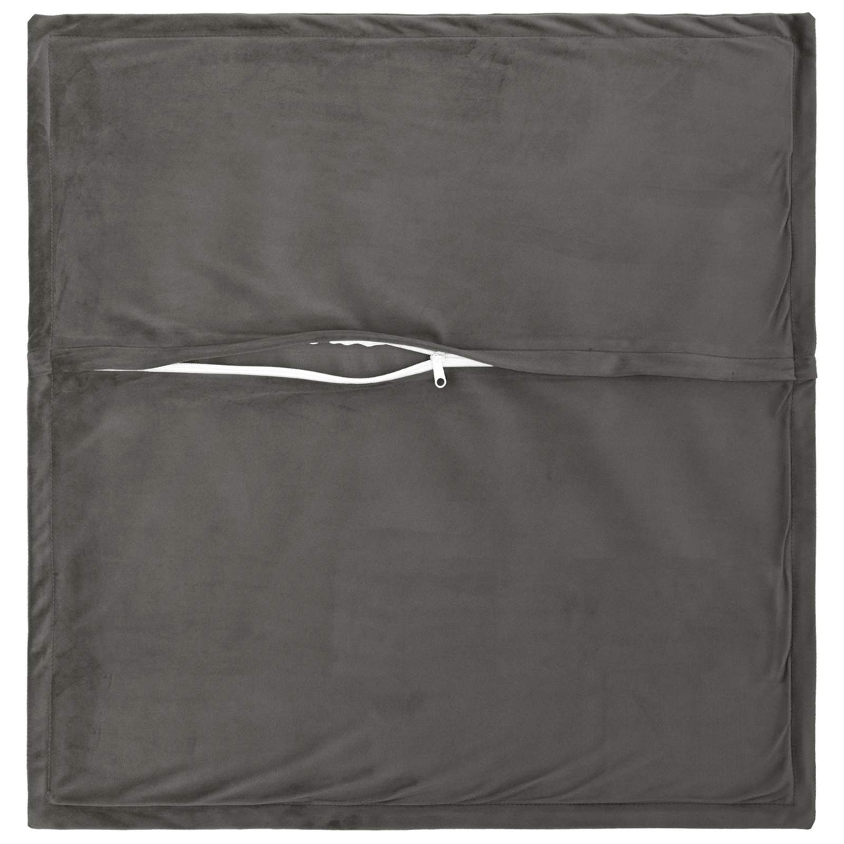 Cushion with Pillow HOUTEN 6 pcs Dark Grey Velvet