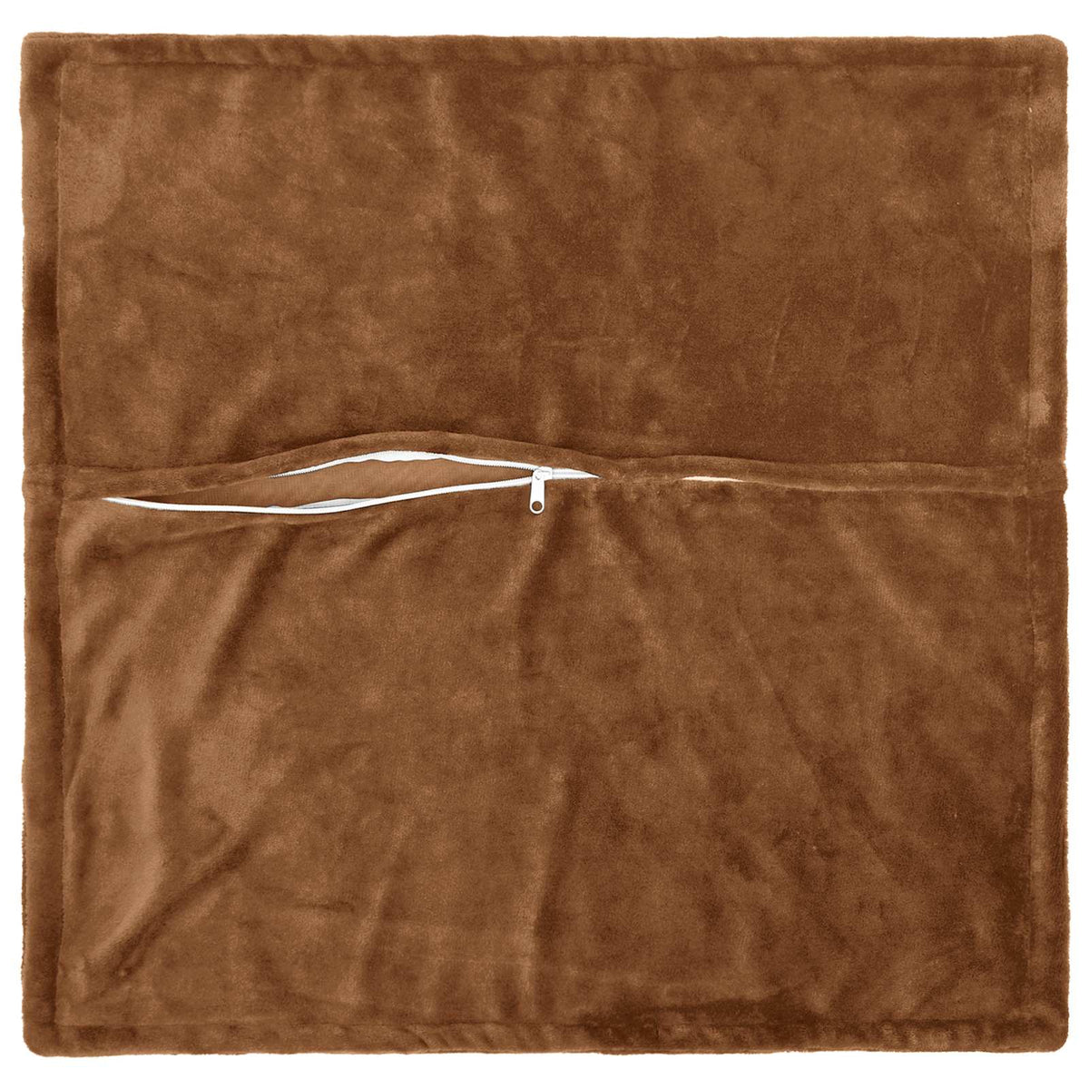 Throw Pillow 6 pcs HOUTEN Light Brown 50 x 50 cm Flannel
