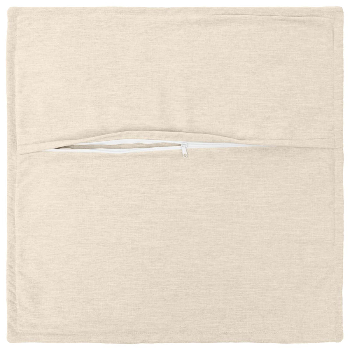 Cushion 2 pcs HOUTEN Cream 55 x 55 cm Chenille Fabric