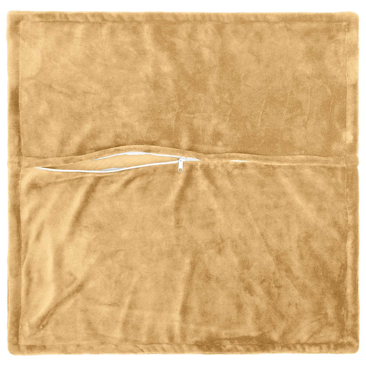Throw Pillow 2 pcs HOUTEN Taupe 55 x 55 cm Flannel