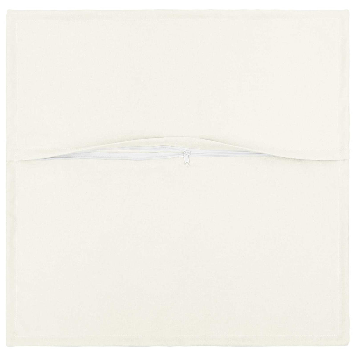 Cushion with Pillow HOUTEN 2 pcs White Faux Linen