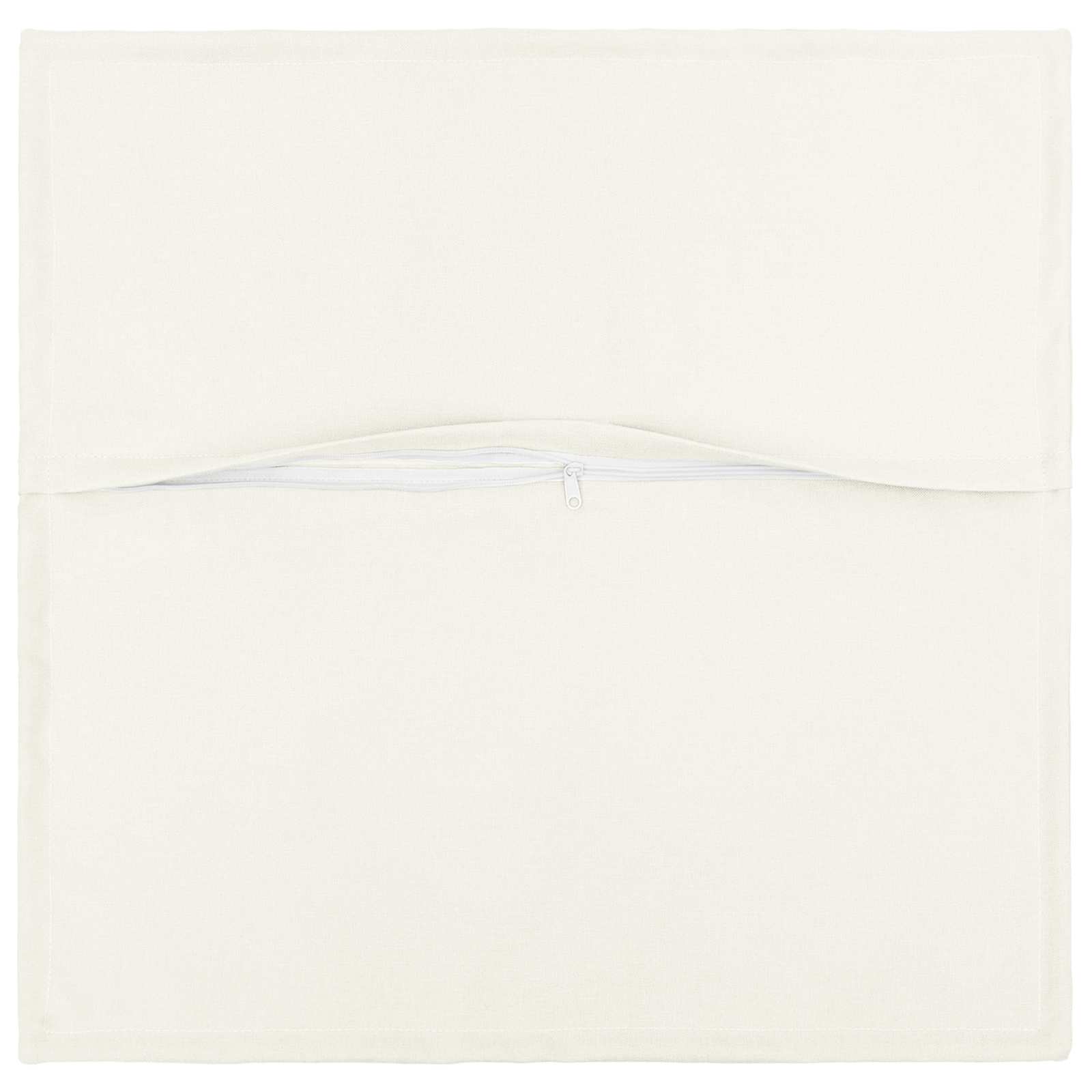 Cushion with Pillow HOUTEN 2 pcs White Faux Linen