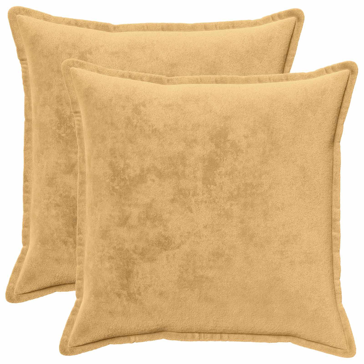 Throw Pillow 2 pcs HOUTEN Taupe 60 x 60 cm Flannel
