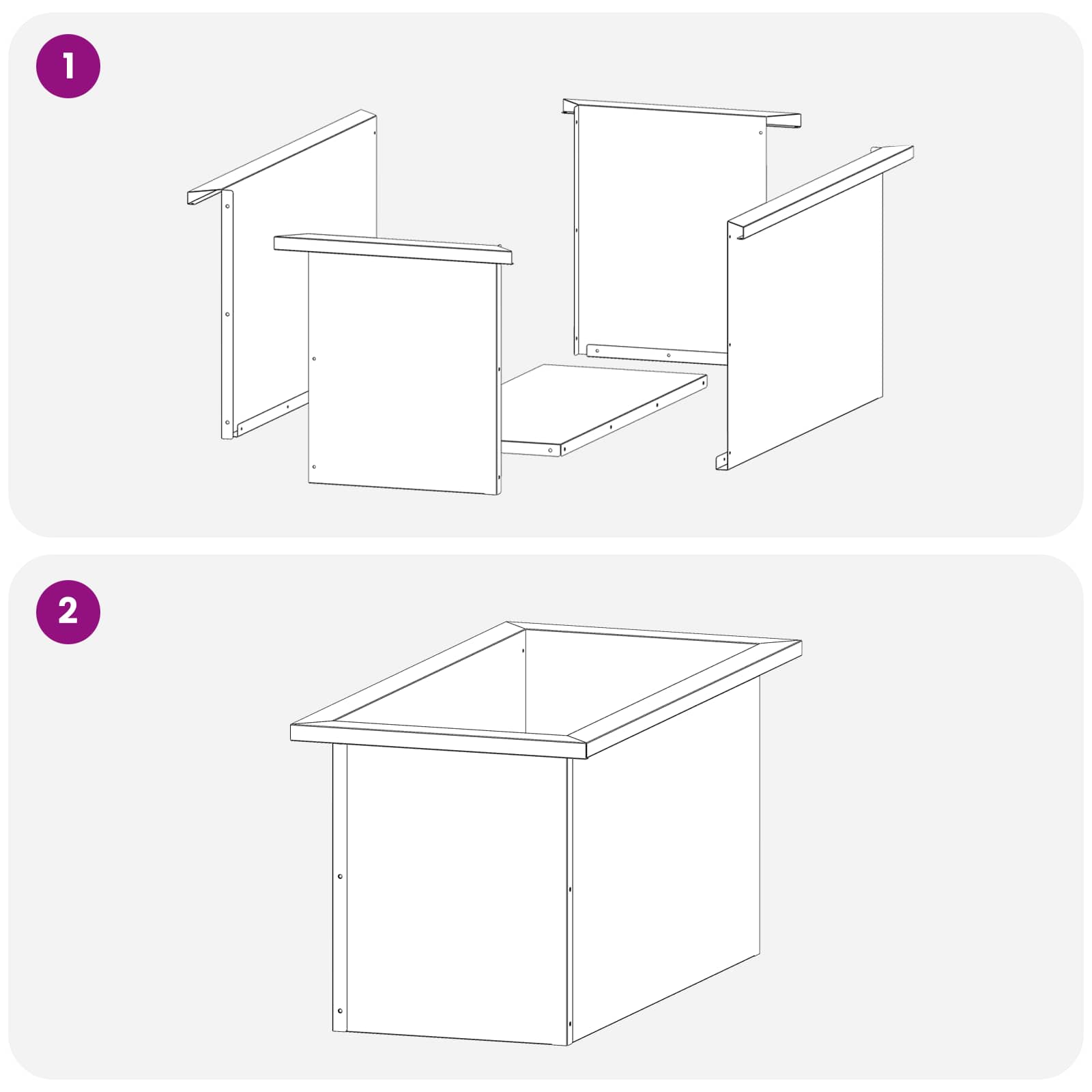Garden Planter with LED Antracite 30 x 60 x 30 cm Steel