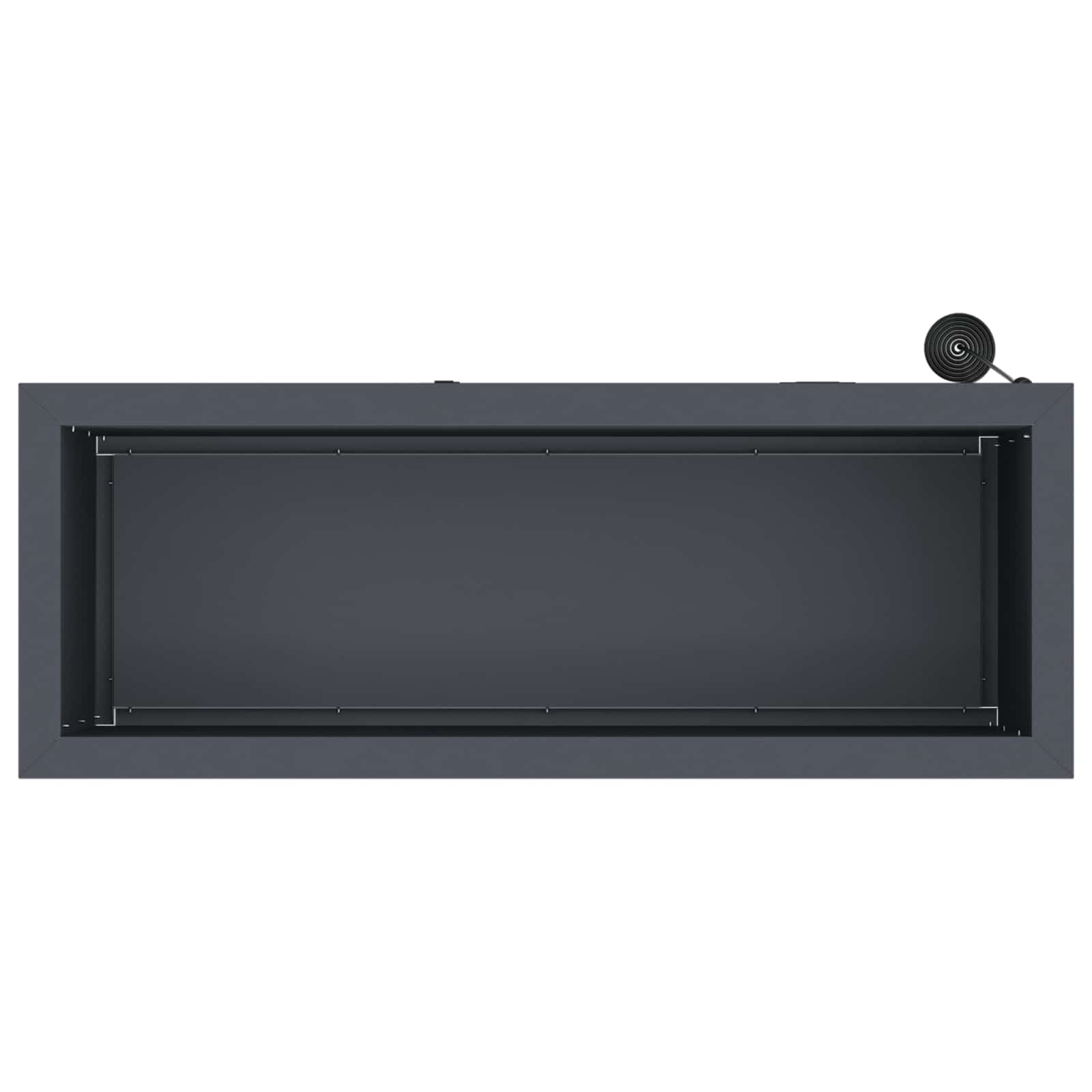 Garden Planter with LED 2 pcs Antracite 30 x 80 x 30 cm Steel