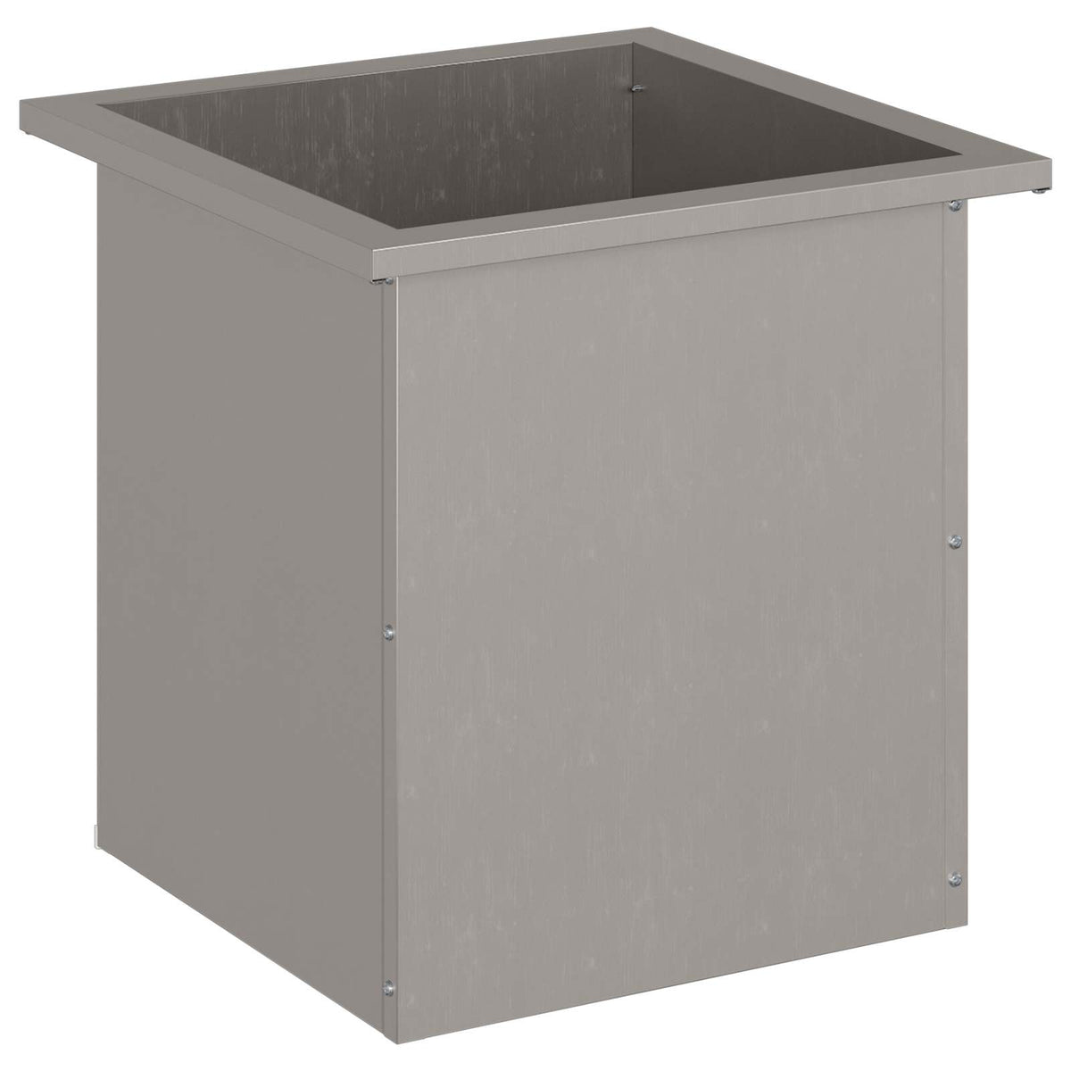 Garden Planter with LED Rusty 40 x 40 x 40 cm Weathering Steel