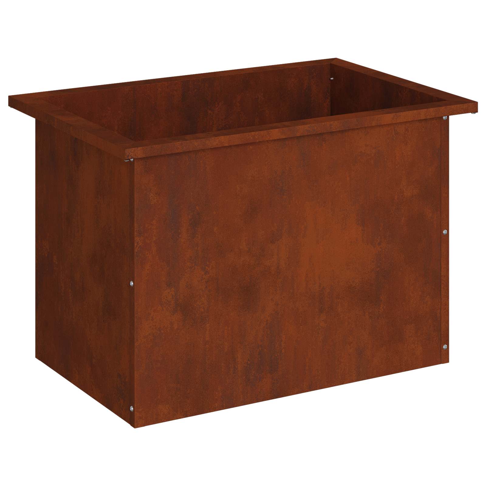 Garden Planter with LED Rusty 40 x 60 x 40 cm Weathering Steel