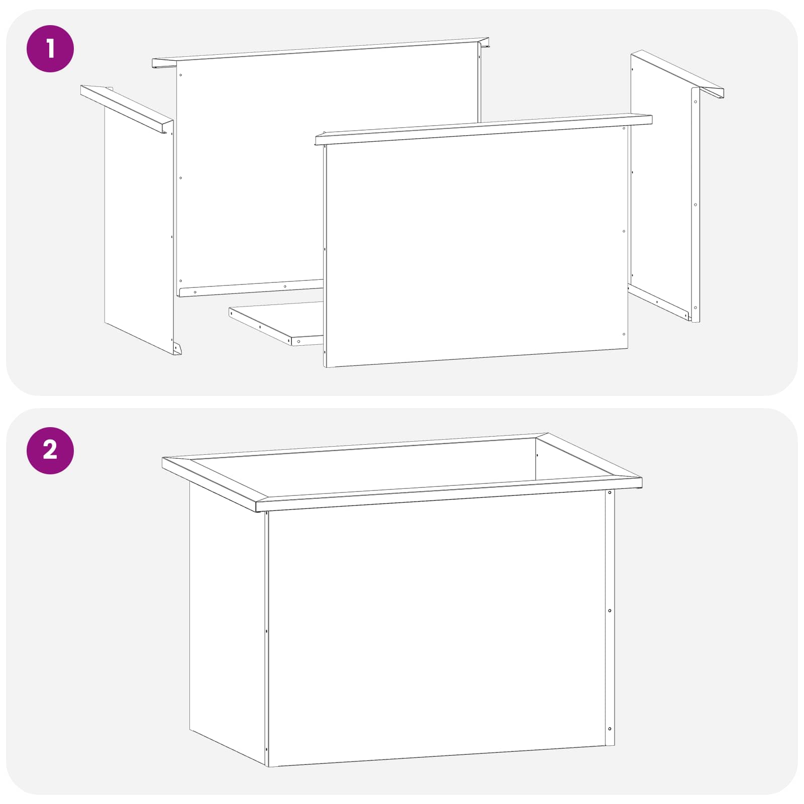 Garden Planter with LED 2 pcs Rusty 40 x 60 x 40 cm