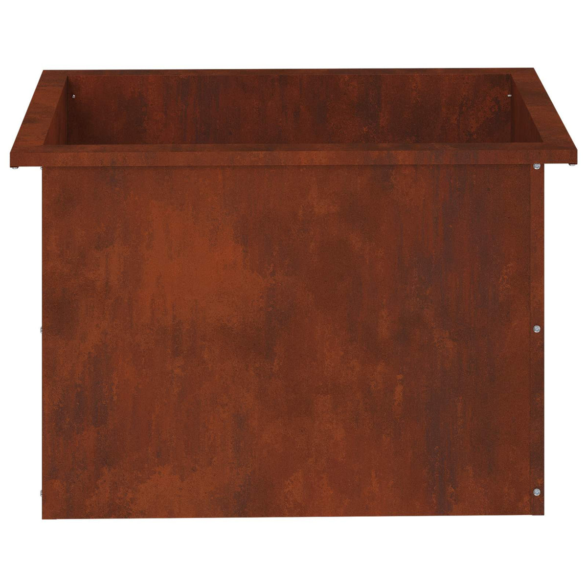Garden Planter with LED 2 pcs Rusty 40 x 60 x 40 cm