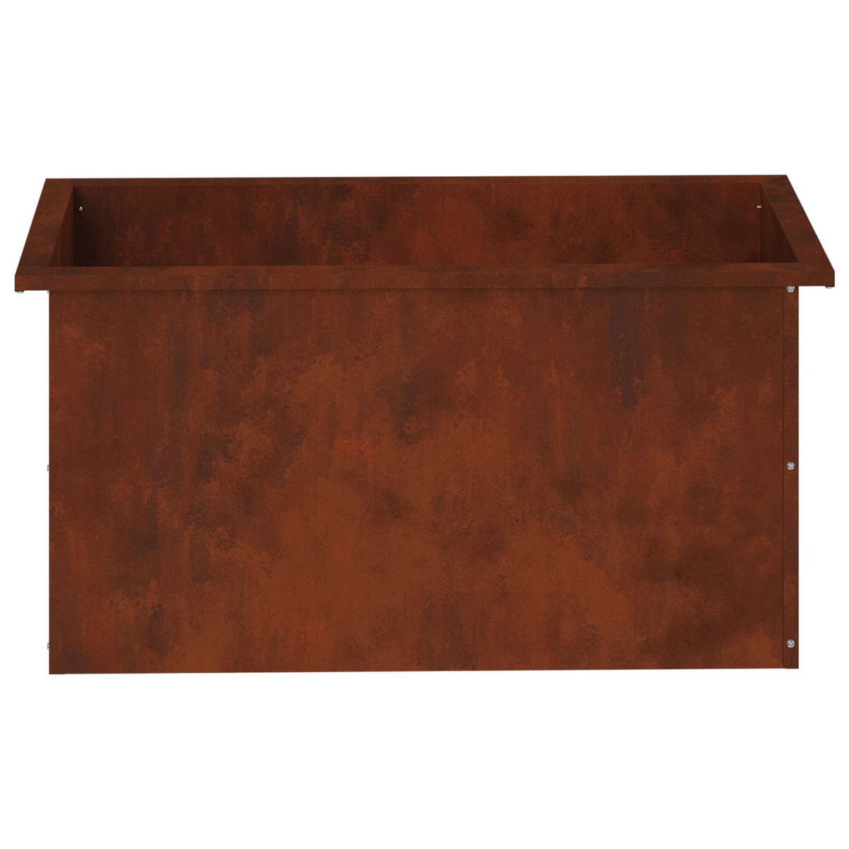 Garden Planter with LED Rusty 40 x 80 x 40 cm Weathering Steel
