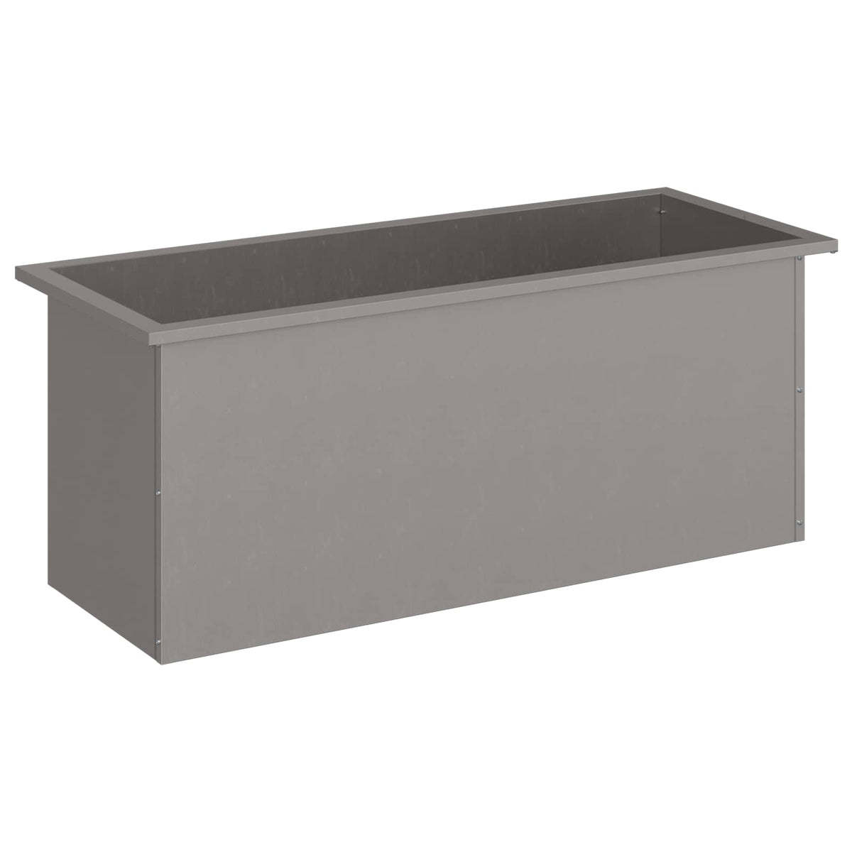 Garden Planter with LED Rusty 40 x 100 x 40 cm Weathering Steel