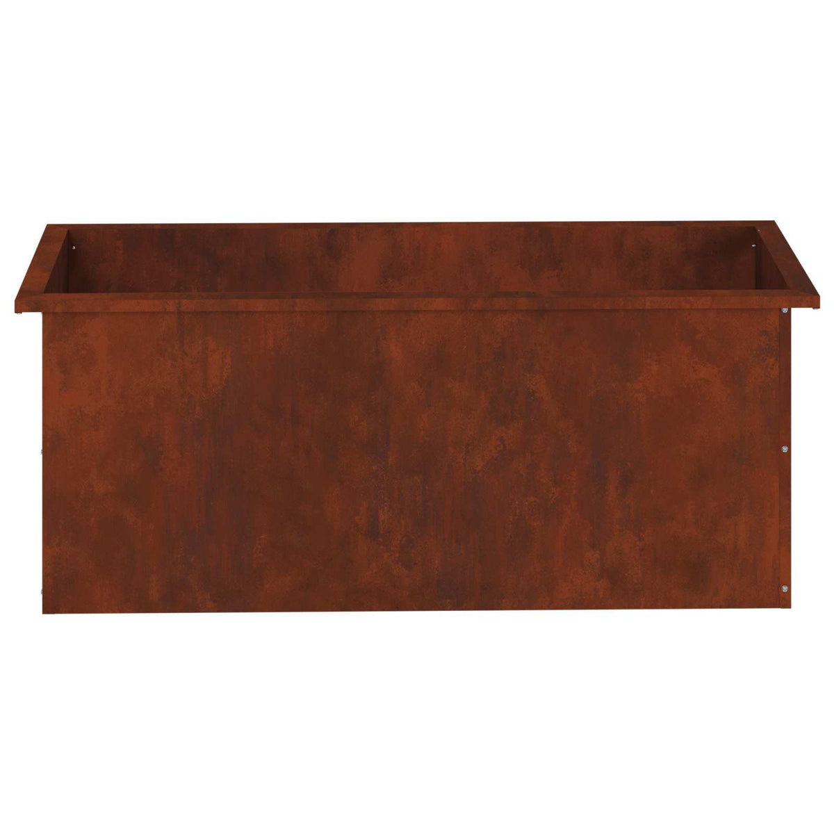 Garden Planter with LED Rusty 40 x 100 x 40 cm Weathering Steel