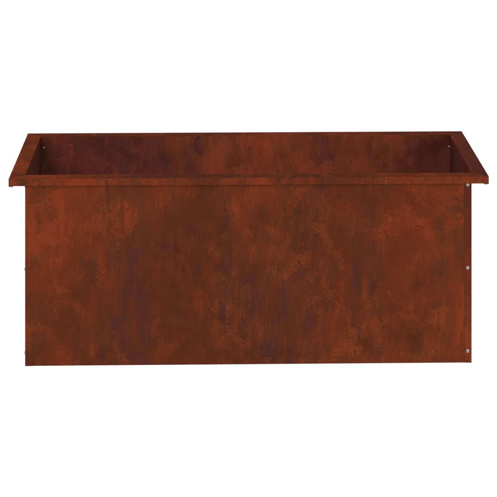Garden Planter with LED Rusty 40 x 100 x 40 cm Weathering Steel