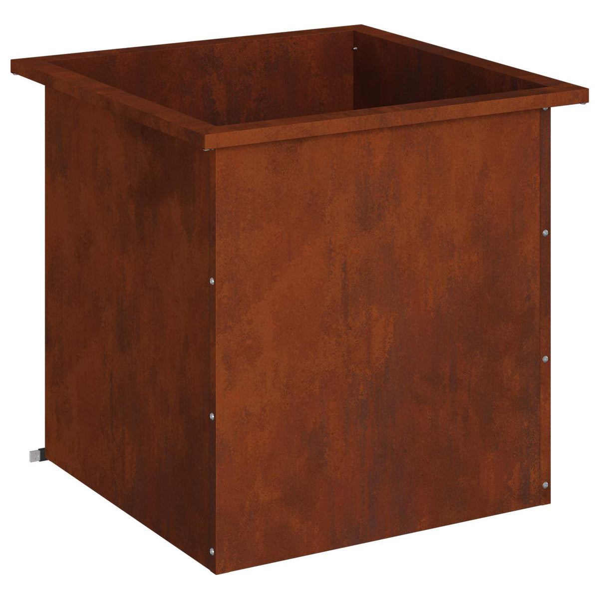 Garden Planter with LED Rusty 50 x 50 x 48 cm Weathering Steel