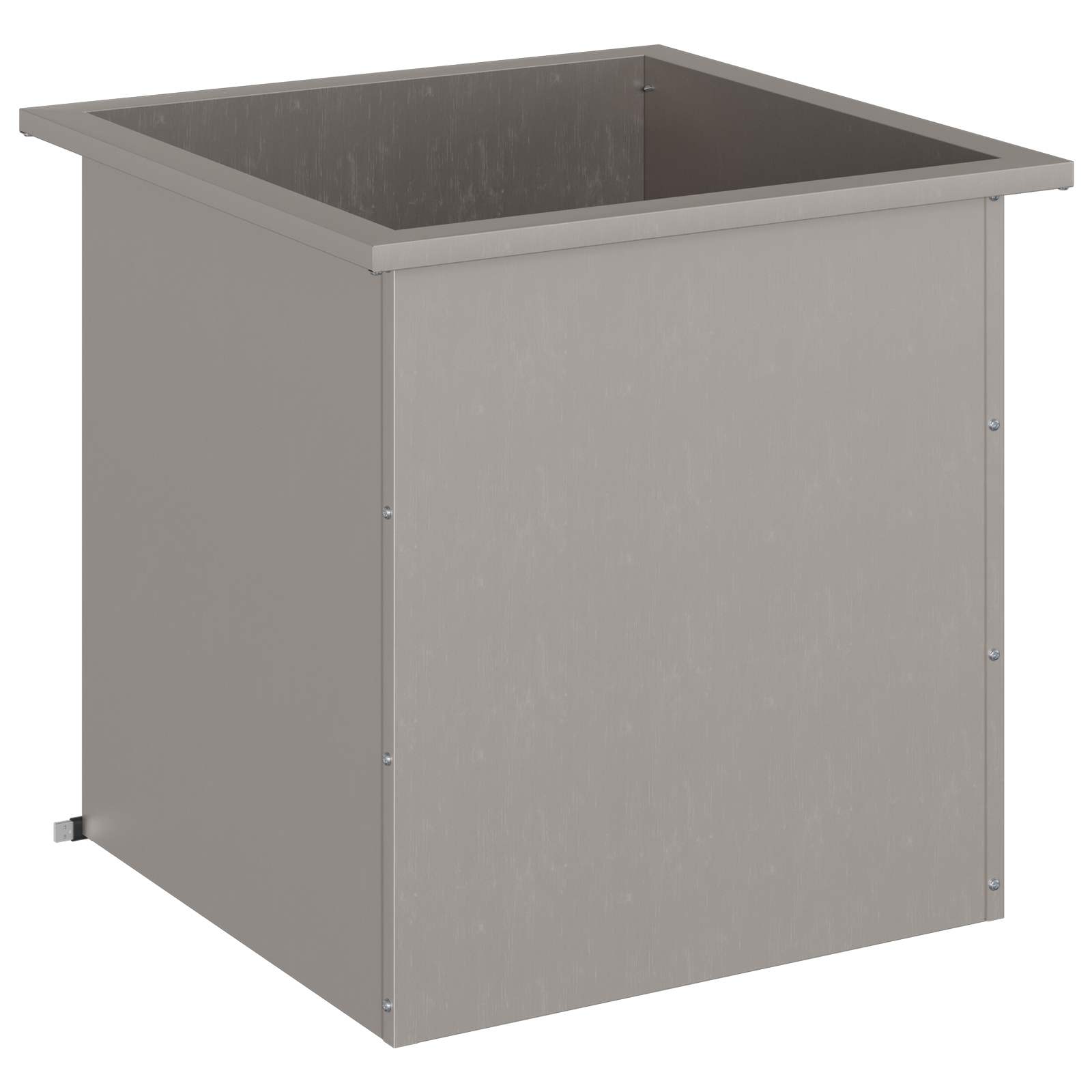 Garden Planter with LED Rusty 50 x 50 x 48 cm Weathering Steel
