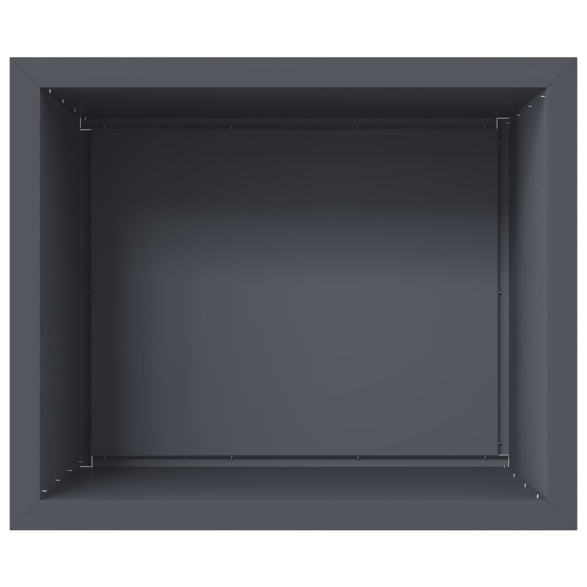 Garden Planter with LED Antracite 50 x 60 x 48 cm Steel