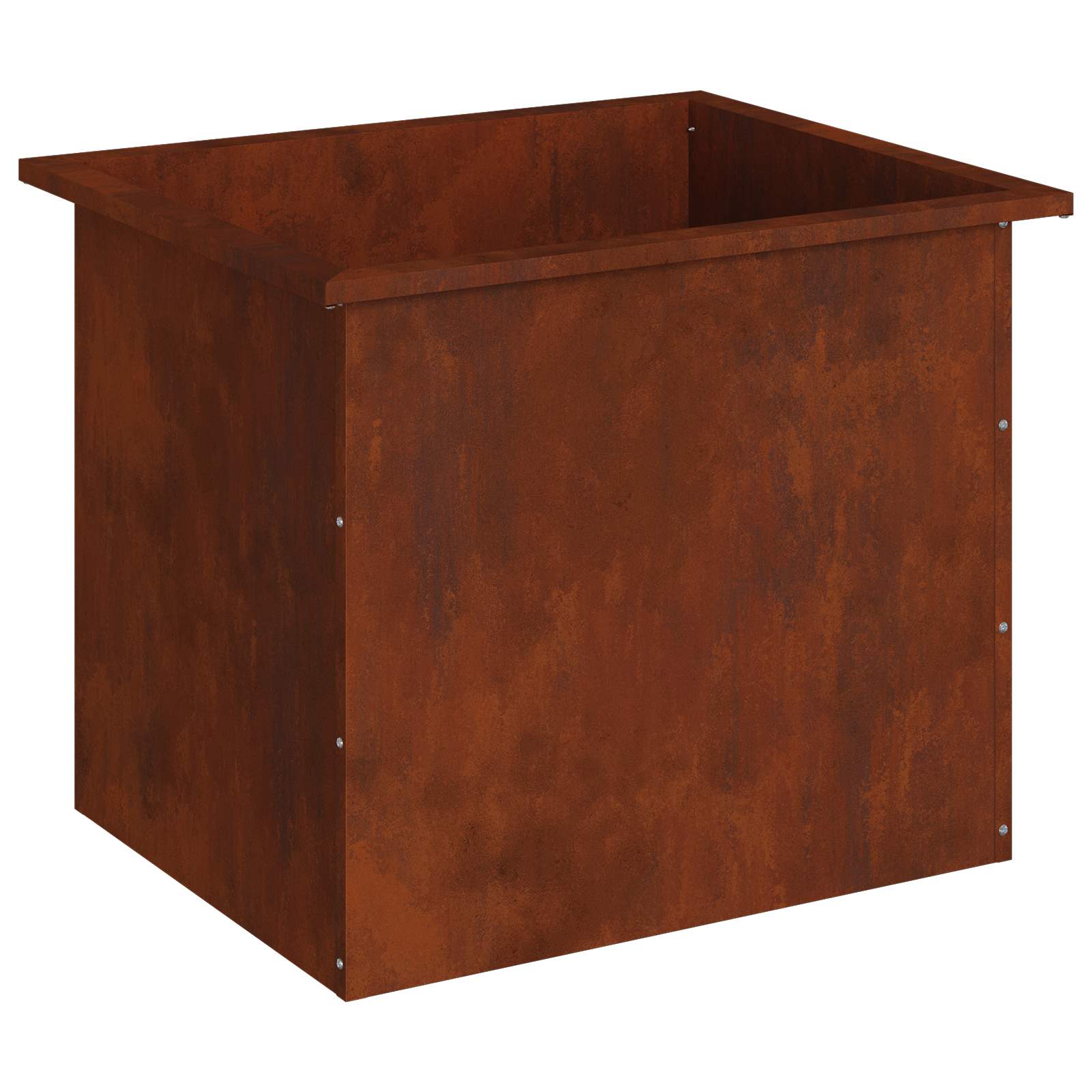 Garden Planter with LED Rusty 50 x 60 x 48 cm Weathering Steel