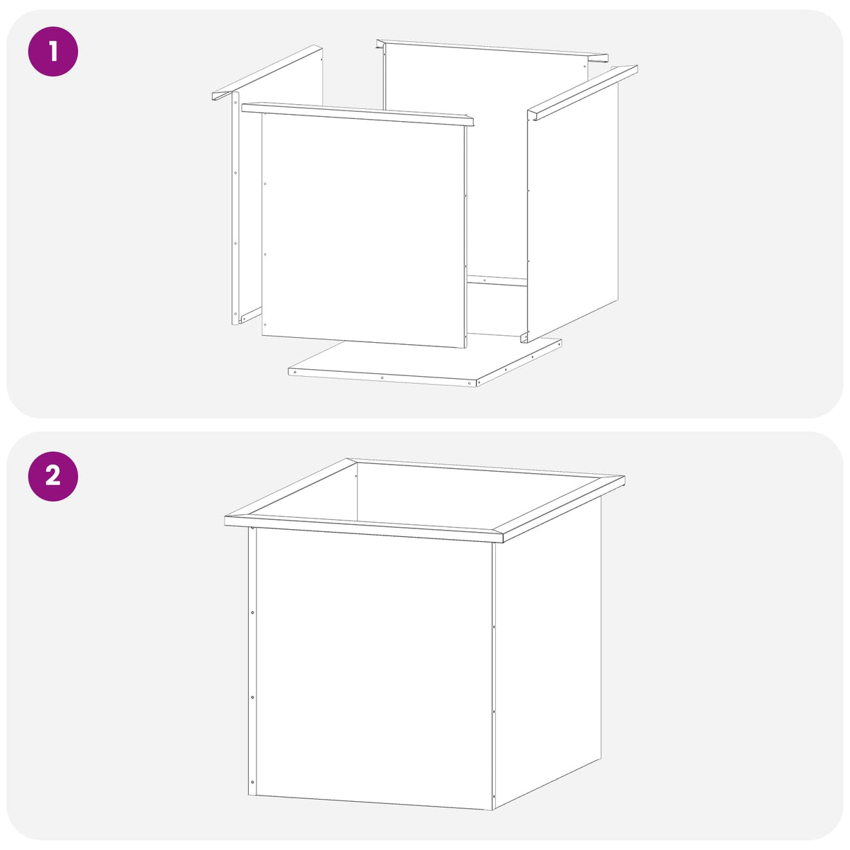 Garden Planter with LED 2 pcs Rusty 50 x 60 x 48 cm