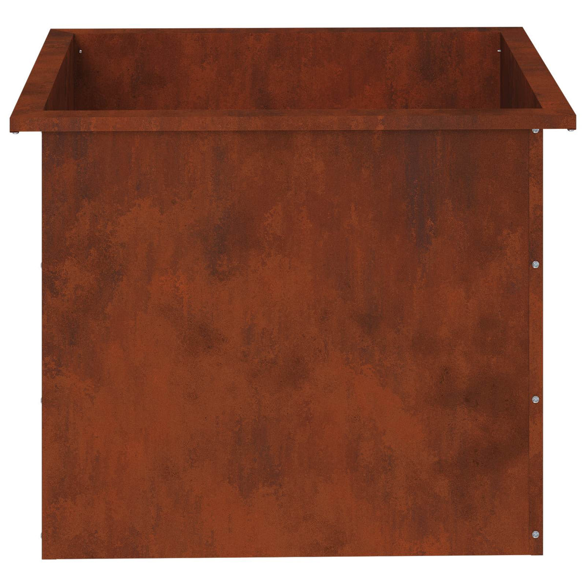 Garden Planter with LED 2 pcs Rusty 50 x 60 x 48 cm
