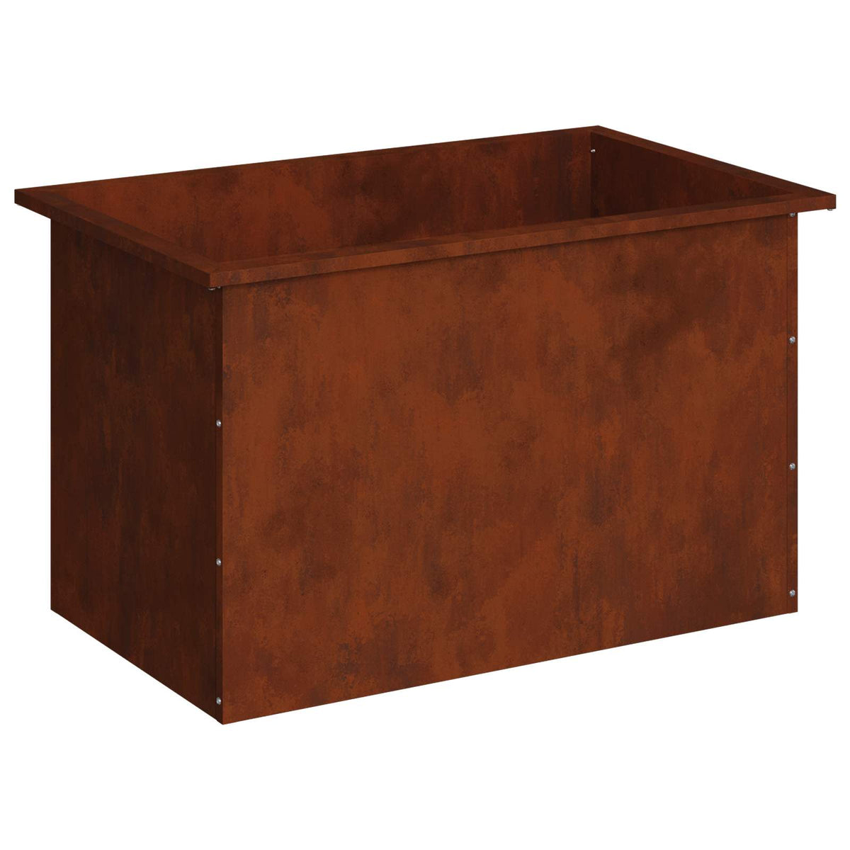 Garden Planter with LED Rusty 50 x 80 x 48 cm Weathering Steel