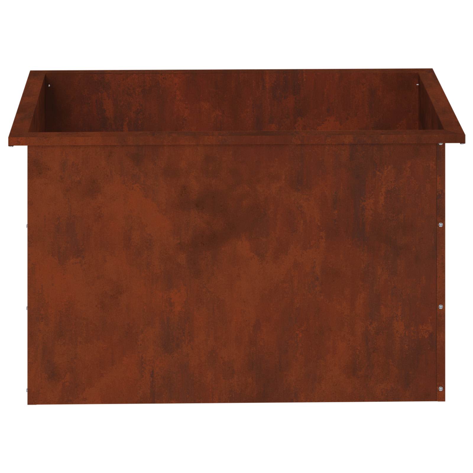 Garden Planter with LED Rusty 50 x 80 x 48 cm Weathering Steel