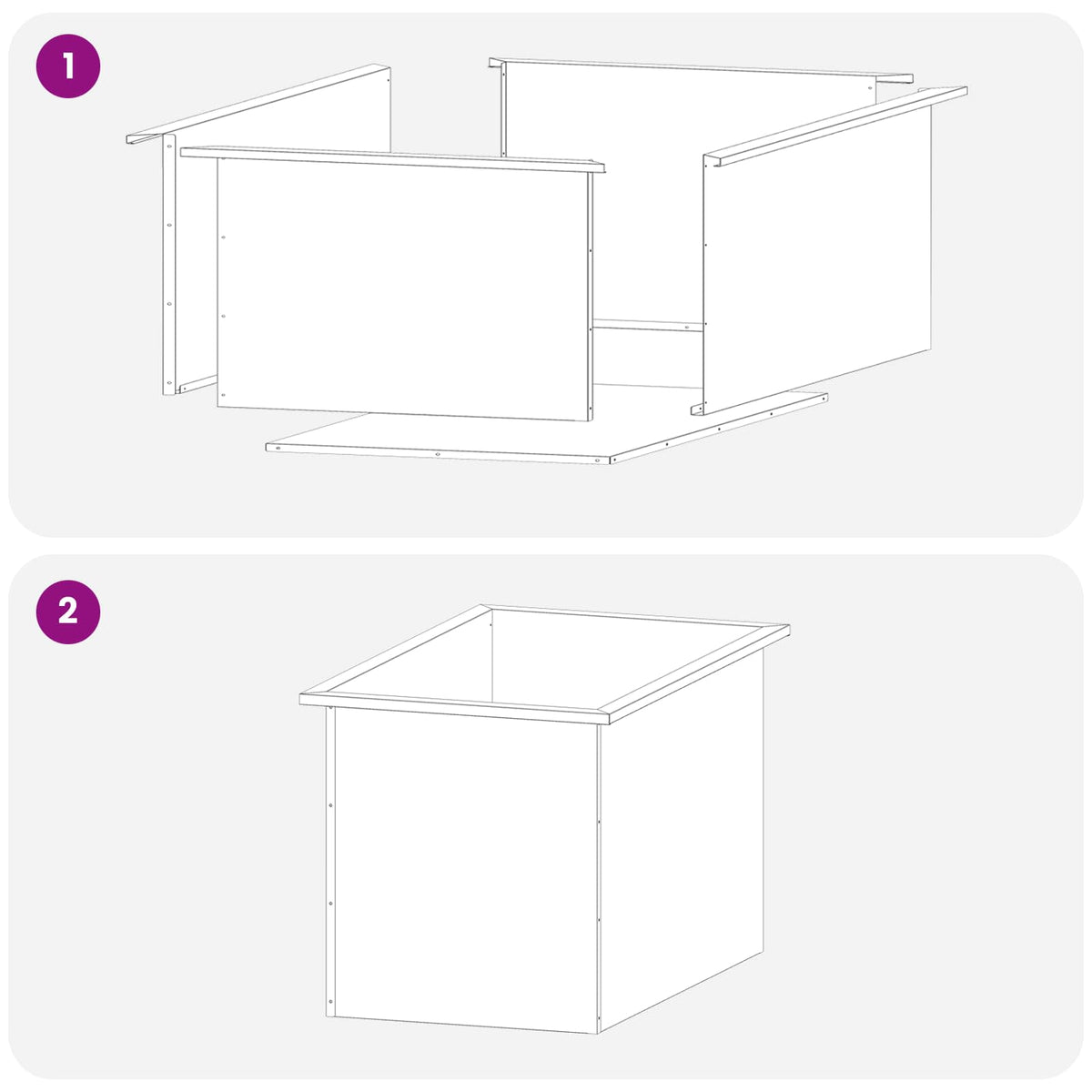 Garden Planter with LED 2 pcs Rusty 50 x 80 x 48 cm