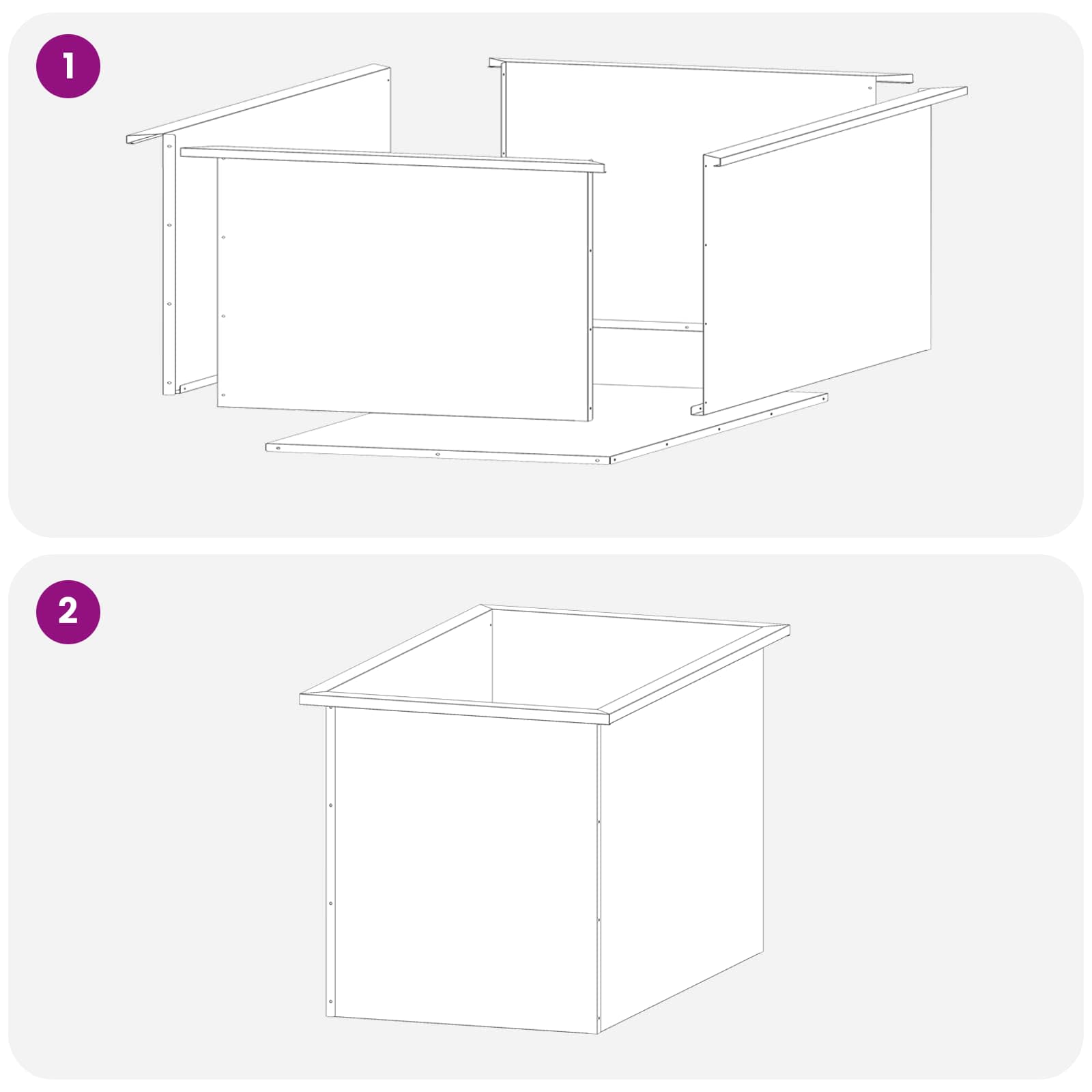 Garden Planter with LED 2 pcs Rusty 50 x 80 x 48 cm