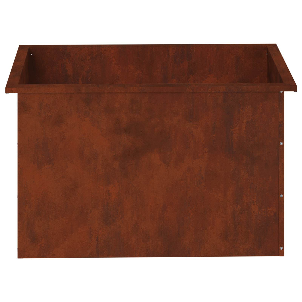 Garden Planter with LED 2 pcs Rusty 50 x 80 x 48 cm