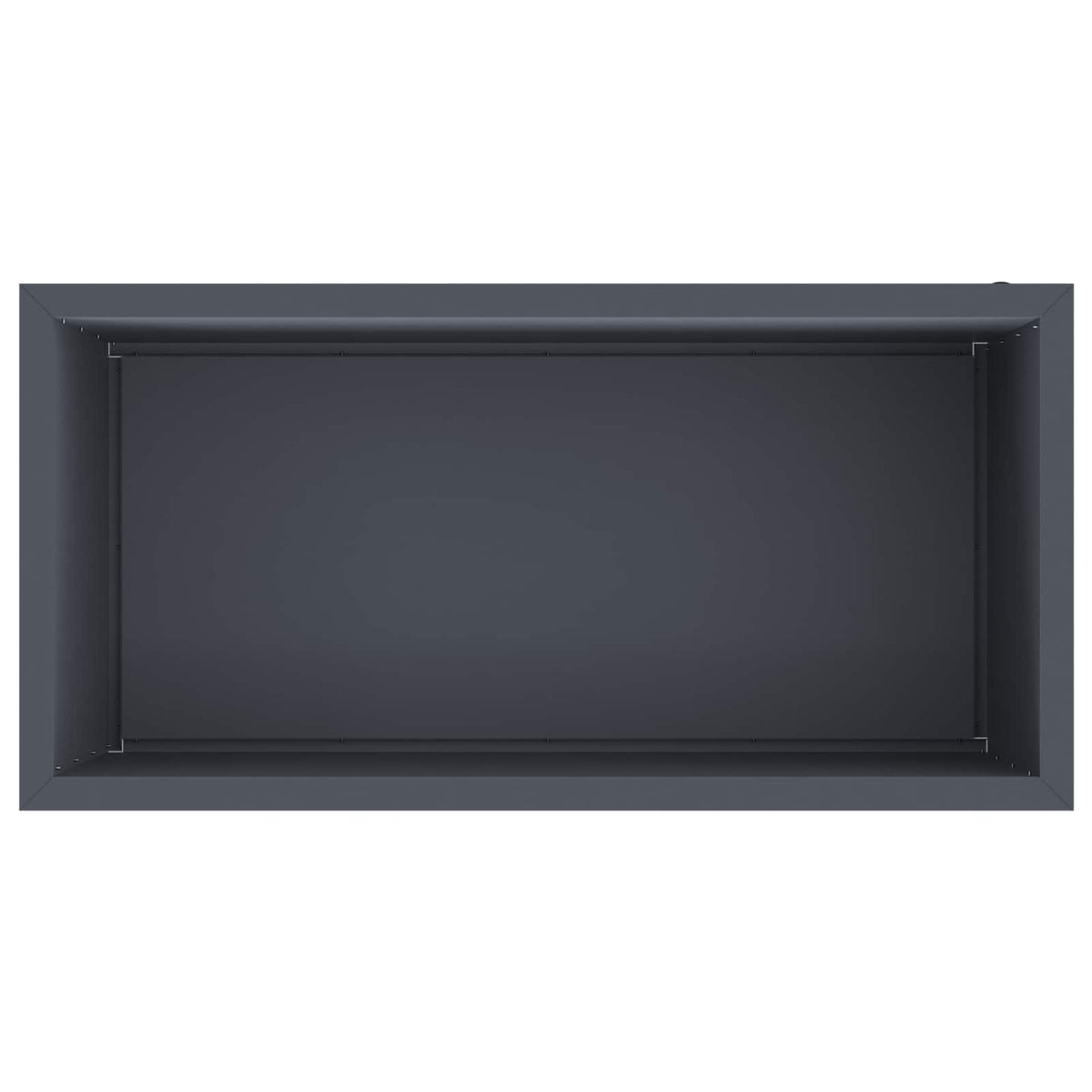 Garden Planter with LED 2 pcs Antracite 50 x 100 x 48 cm Steel
