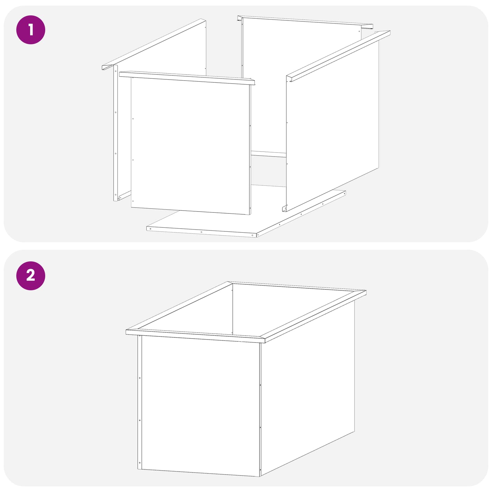 Garden Planter with LED 2 pcs Rusty 50 x 100 x 48 cm