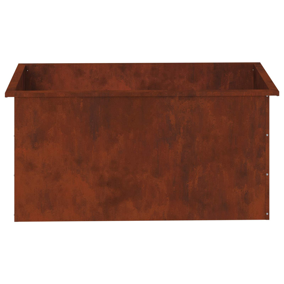 Garden Planter with LED 2 pcs Rusty 50 x 100 x 48 cm