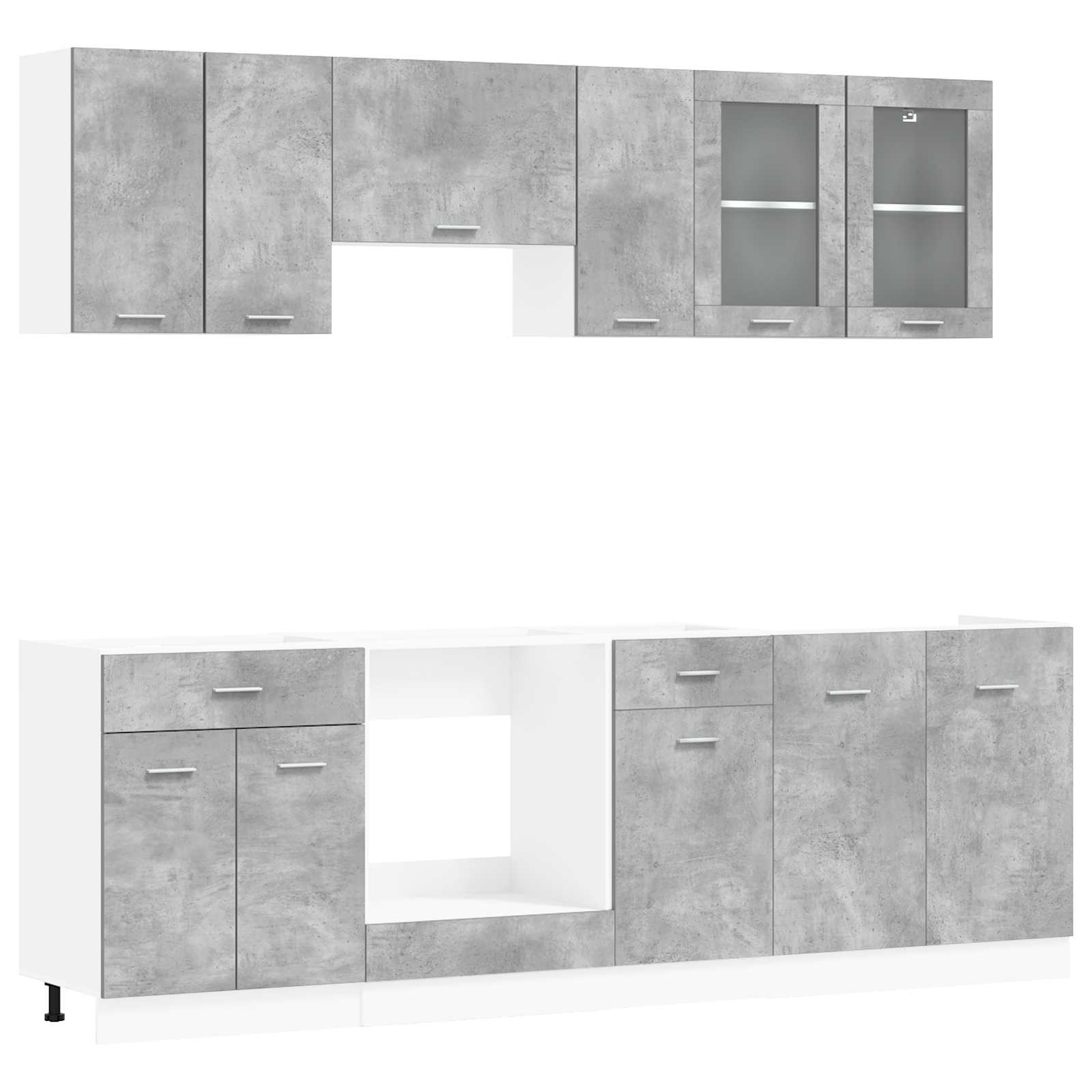 Kitchen Unit Lyon 8 pcs Engineered Wood