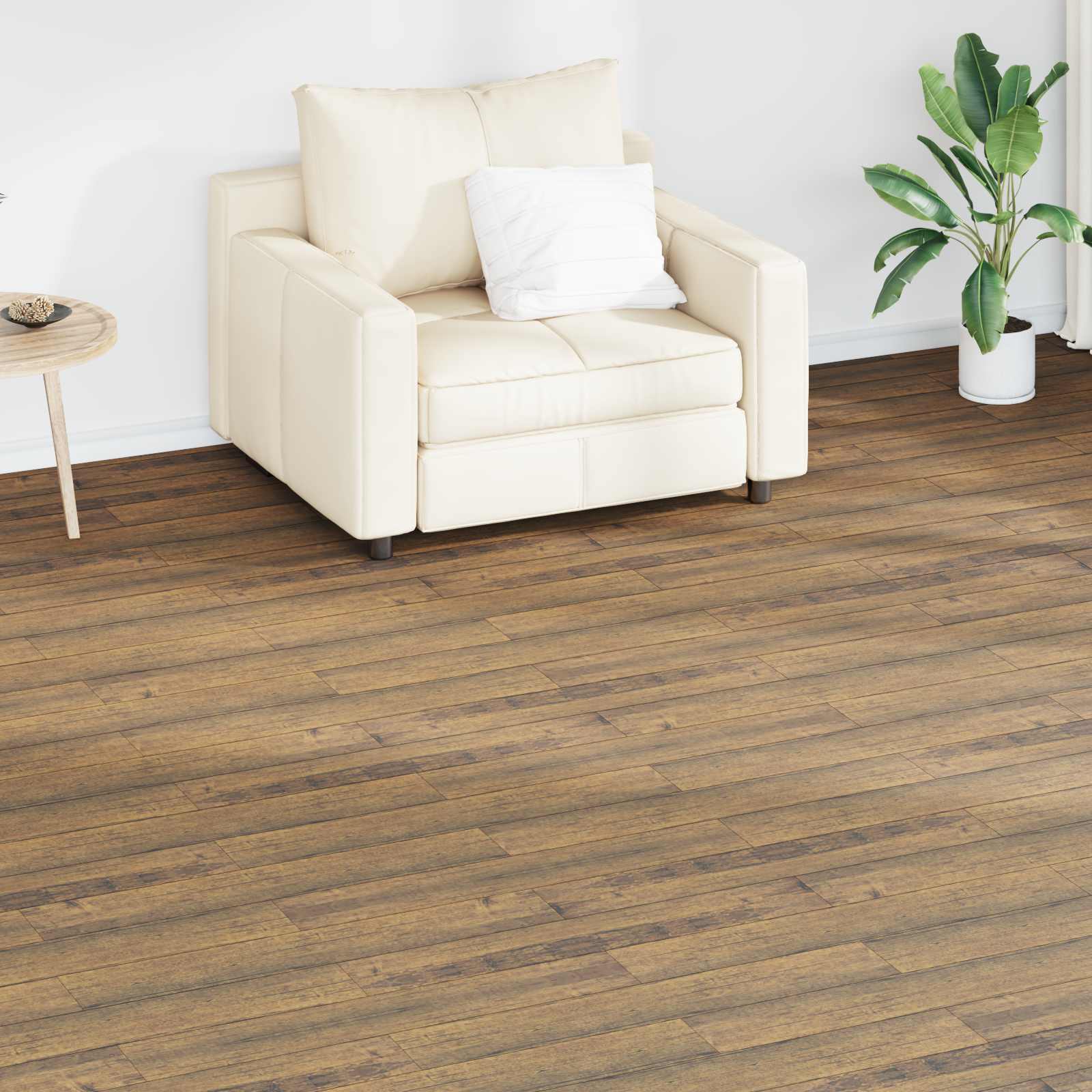 Flooring Planks Walnut Brown 5,02 m² 36 pcs PVC