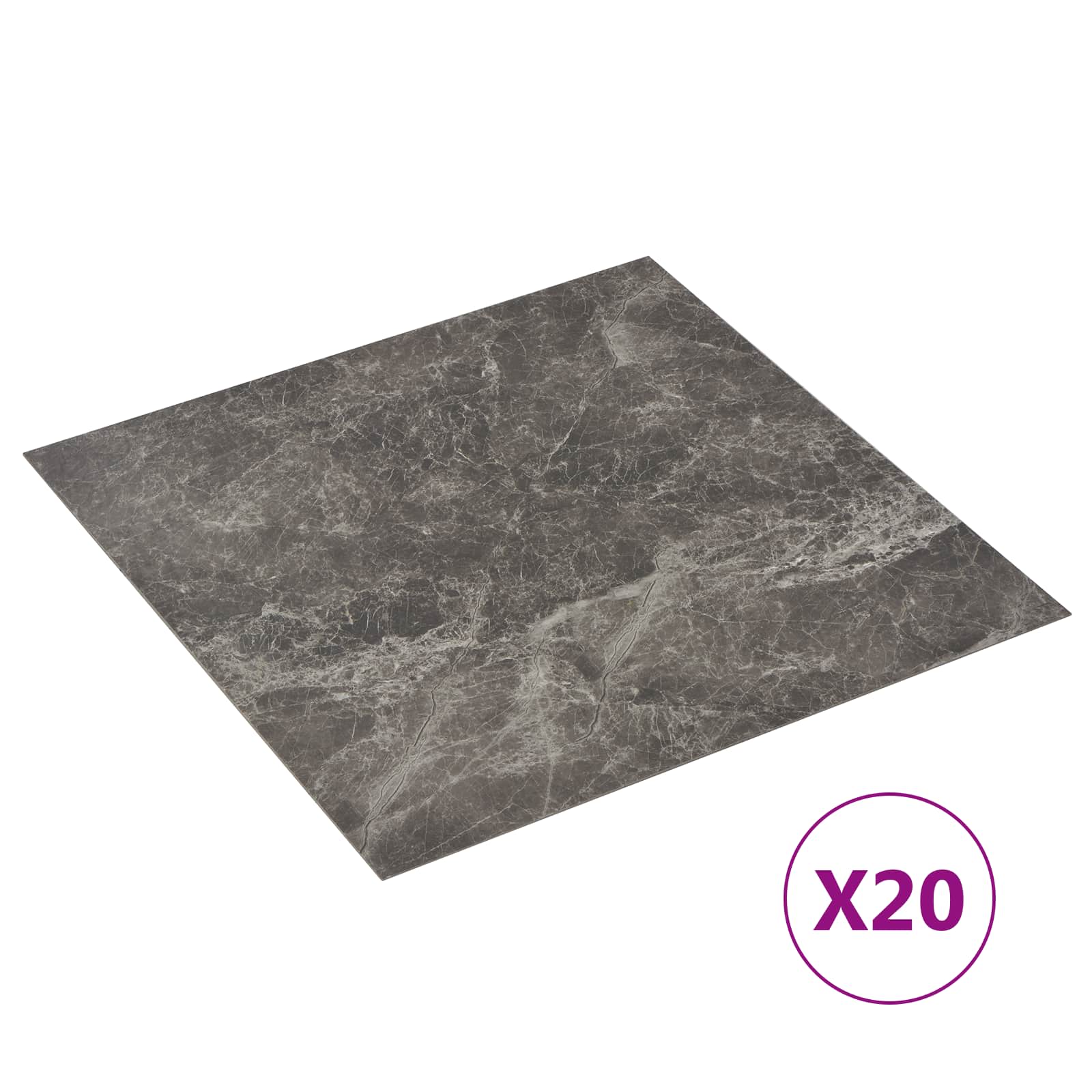 Self-adhesive Flooring Planks 30.5 x 30.5 cm 20 pcs PVC