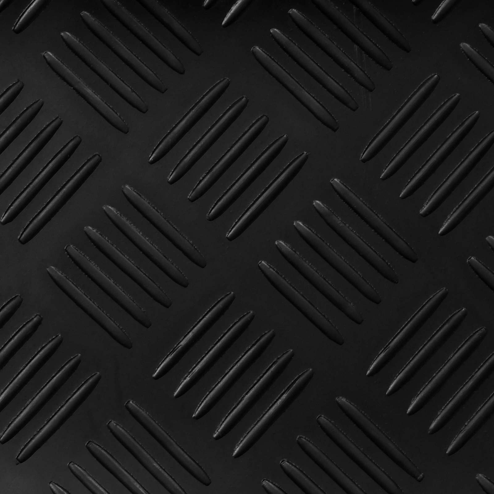 Floor Mat Black 1 x 2 m Rubber
