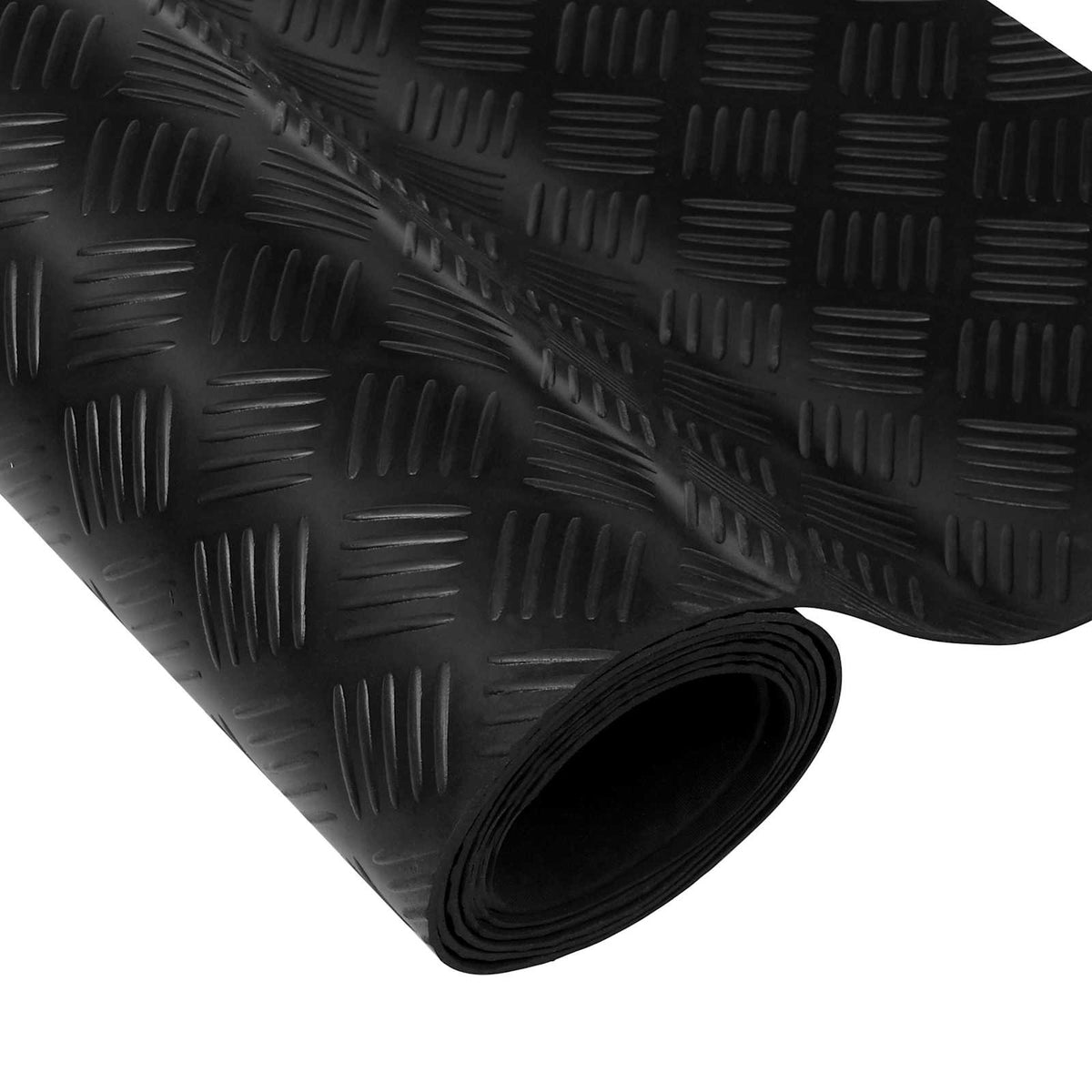 Floor Mat Black 1 x 5 m Rubber